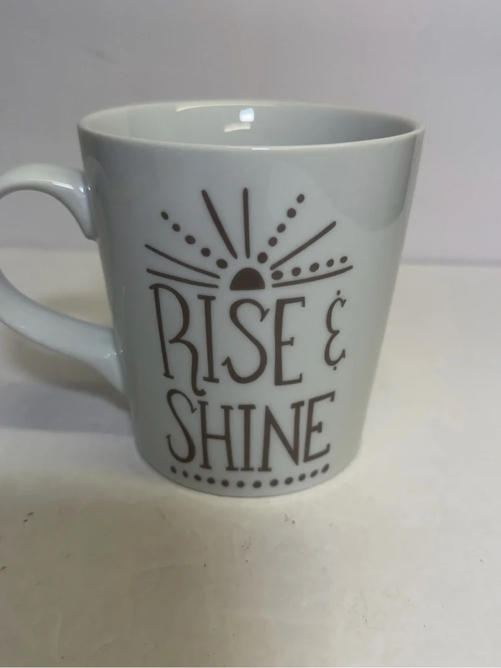 Crate & Barrel Rise & Shine Chicken Ceramic Mug